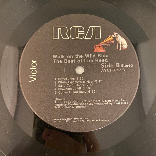 Used Vinyl Lou Reed – Walk On The Wild Side - The Best Of Lou Reed LP USED NM/VG++ J062924-02