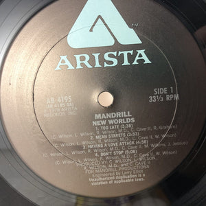 Used Vinyl Mandrill - New Worlds LP VG++-VG USED 11065