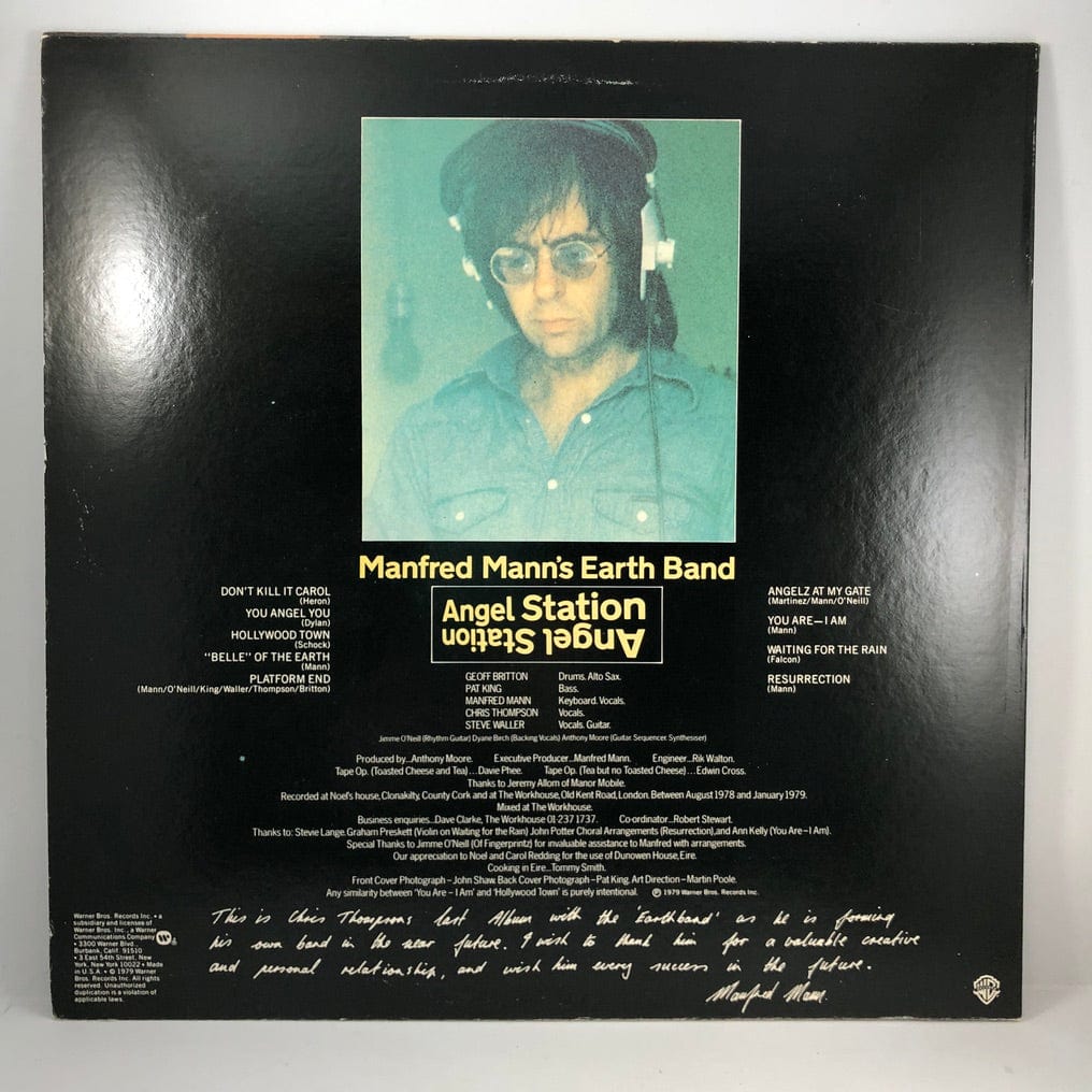 Manfred MANFRED MANN'S EARTH BAND「ANGEL STATION」米ORIG [初回横線