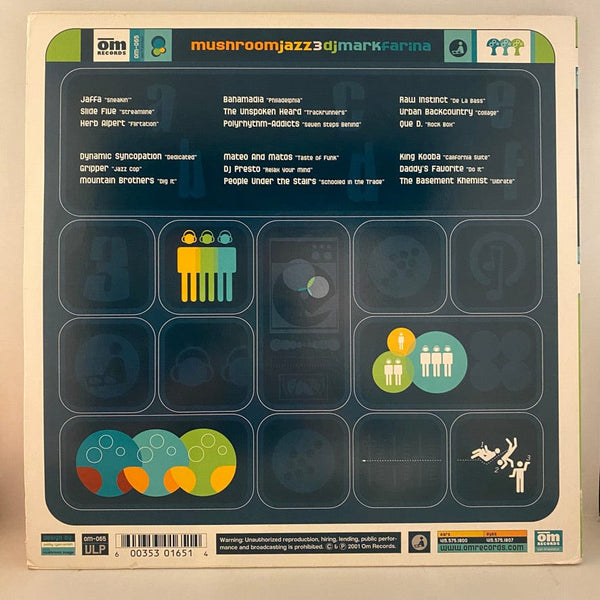 Used Vinyl Mark Farina – Mushroom Jazz 3 3LP USED VG++/VG+ J031024-02