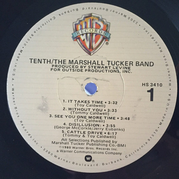 Used Vinyl Marshall Tucker Band - Tenth LP NM-VG+ USED 6676