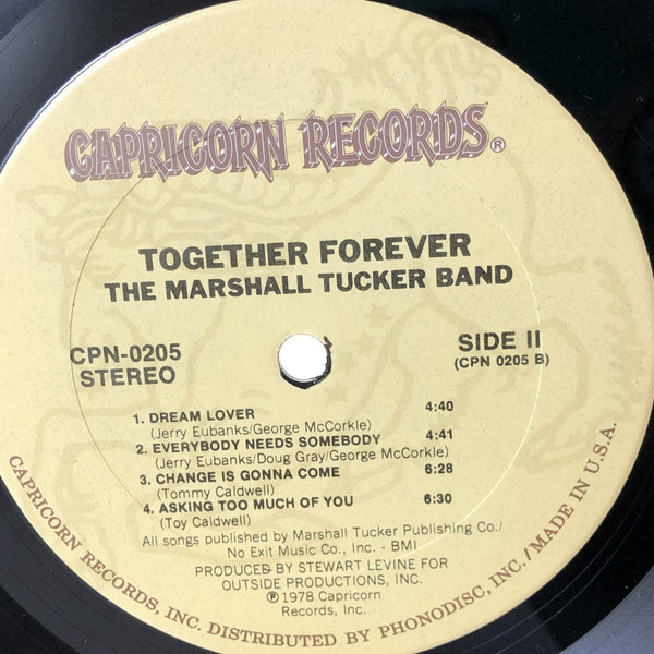 Used Vinyl Marshall Tucker Band - Together Forever LP VG+-VG+ USED 12440