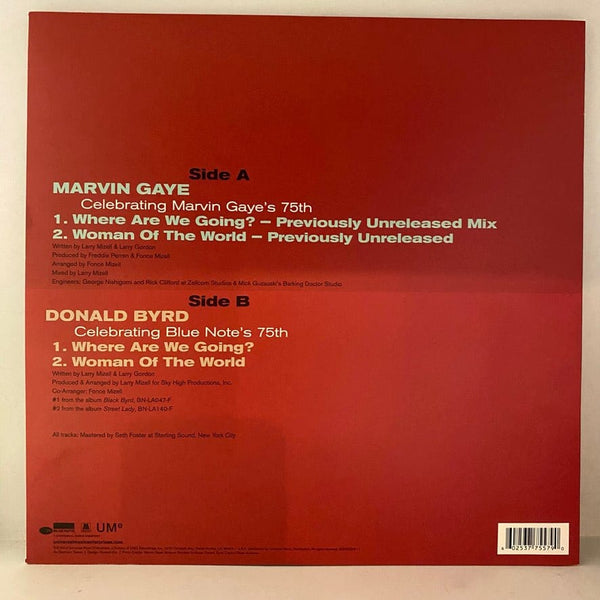 Used Vinyl Marvin Gaye / Donald Byrd – Where Are We Going? / Woman Of The World 12" USED VG++/NM J090323-06