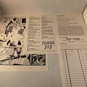 Used Vinyl Meat Joy – Meat Joy LP USED VG++/VG+ 1984 Pressing Silkscreened Cover J081824-20