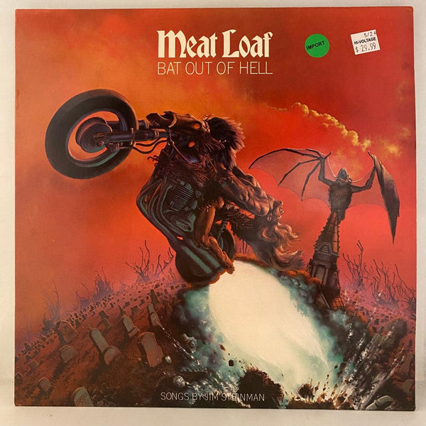 Used Vinyl Meat Loaf – Bat Out Of Hell LP USED VG++/VG+ European Pressing J052024-08