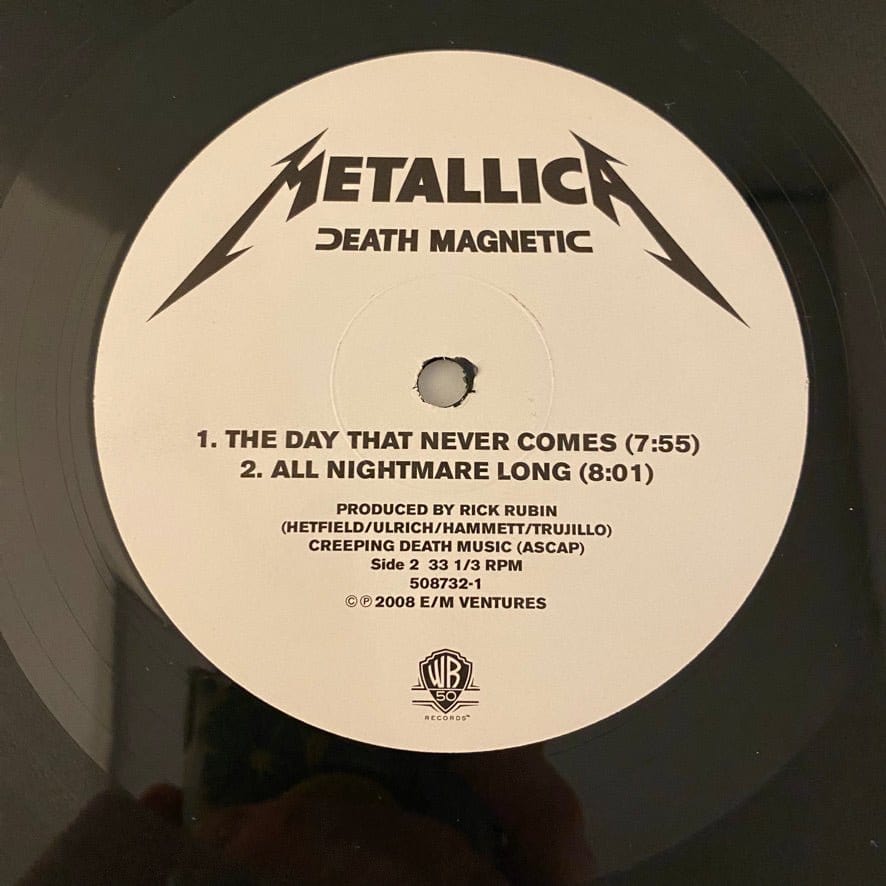 Metallica – Death Magnetic 2LP USED VG++/VG+ 2008 Original Pressing