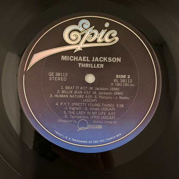 Used Vinyl Michael Jackson – Thriller LP USED NM/VG++ 1982 Pressing J080224-01