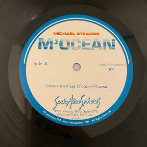 Used Vinyl Michael Stearns – M'ocean LP USED NM/NM J102222-03