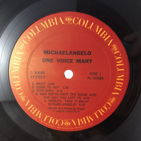 Used Vinyl Michaelangelo - One Voice Many LP VG++-VG+ USED 10251