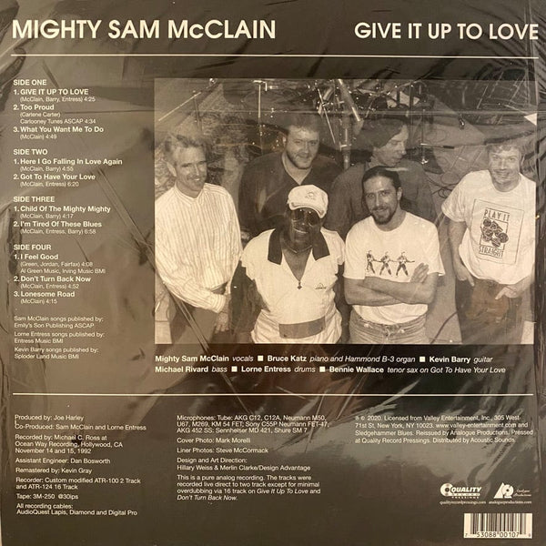 Used Vinyl Mighty Sam McClain – Give It Up To Love 2LP USED NOS STILL SEALED 45 RPM Audiophile J033023-02