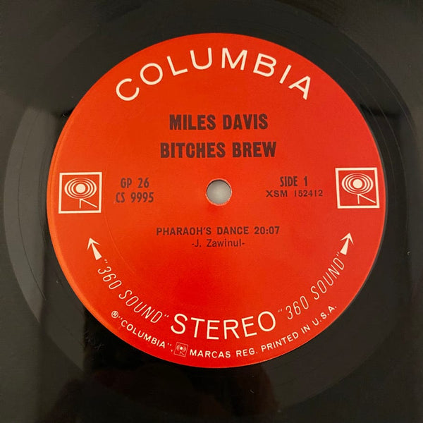 Used Vinyl Miles Davis – Bitches Brew 2LP USED NM/VG+ 1970 Pressing J070524-17