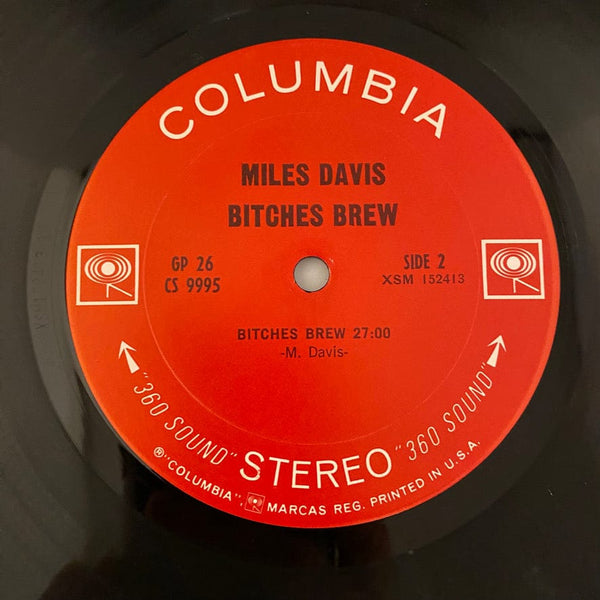 Used Vinyl Miles Davis – Bitches Brew 2LP USED NM/VG+ 1970 Pressing J070524-17