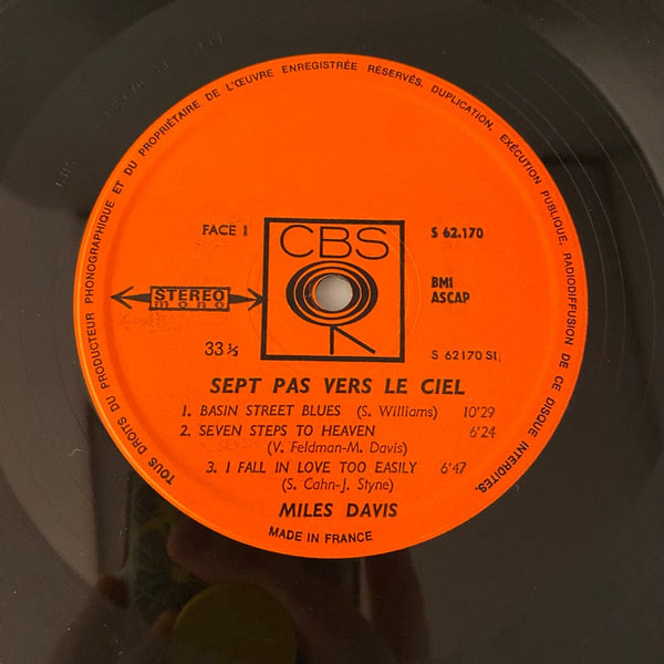 Used Vinyl Miles Davis – Sept Pas Vers Le Ciel LP USED VG+/VG French Pressing J060724-09