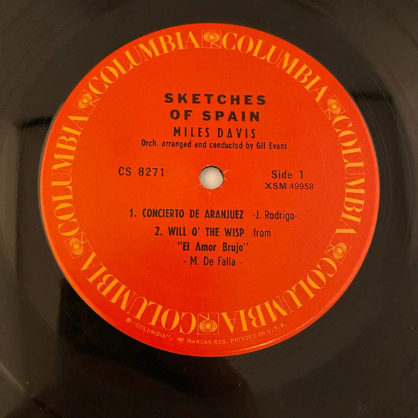 Used Vinyl Miles Davis – Sketches Of Spain LP USED VG++/VG+ 1974 Pressing J070524-12