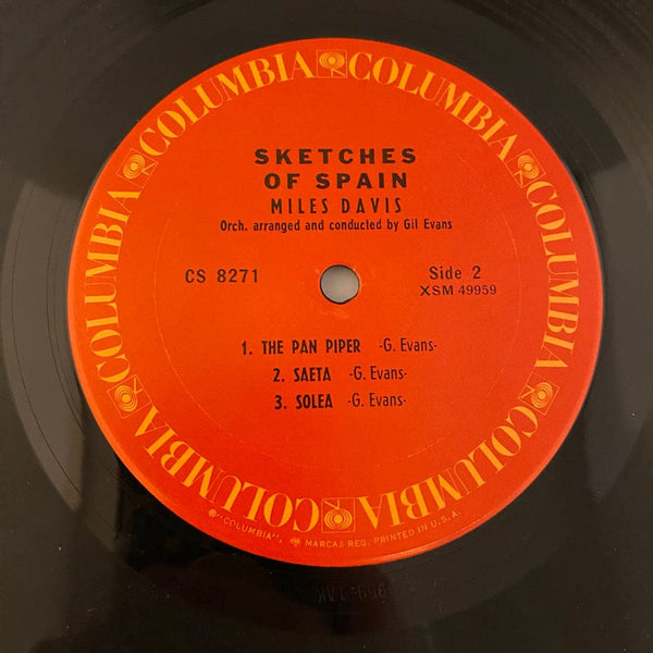 Used Vinyl Miles Davis – Sketches Of Spain LP USED VG++/VG+ 1974 Pressing J070524-12