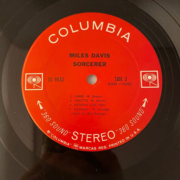 Used Vinyl Miles Davis – Sorcerer LP USED VG+/VG+ 1967 Pressing J060724-14