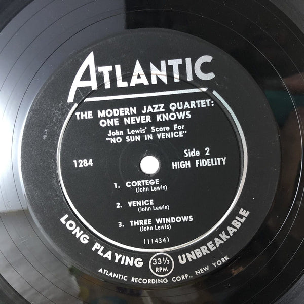 Used Vinyl Modern Jazz Quartet - One Never Knows LP VG+-VG++ USED 9449