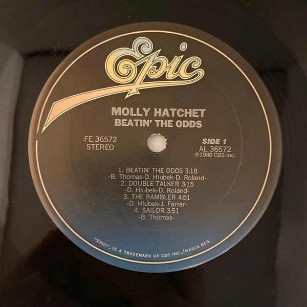 Used Vinyl Molly Hatchet – Beatin' The Odds LP USED VG+/G+ J100223-09