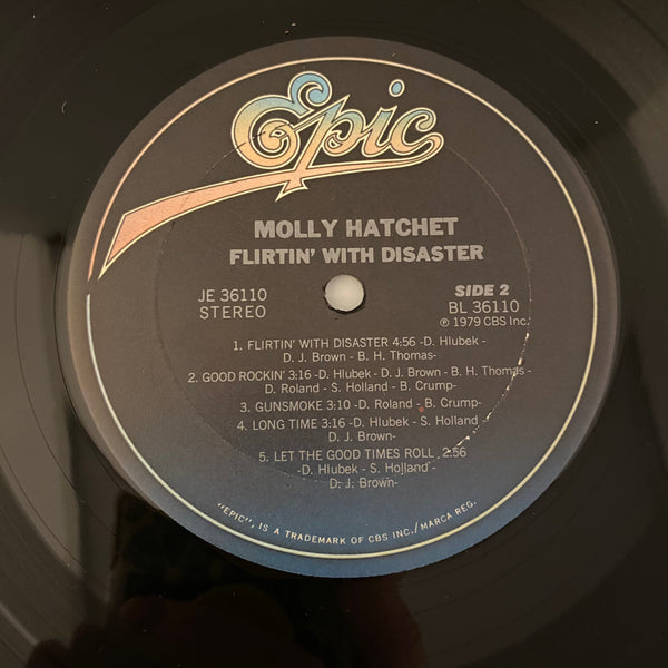 Used Vinyl Molly Hatchet – Flirtin' With Disaster LP USED VG++/VG+ J010724-11