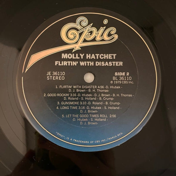 Used Vinyl Molly Hatchet – Flirtin' With Disaster LP USED VG++/VG+ J091023-07