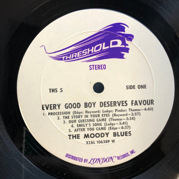 Used Vinyl Moody Blues - Every Good Boy Deserves Favour LP VG+/VG++ USED I010922-008