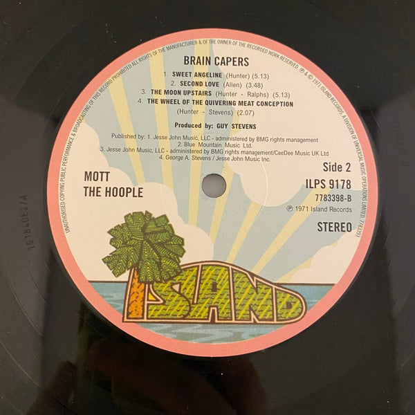 Used Vinyl Mott The Hoople – Brain Capers LP USED NM/NM 2019 Reissue J071023-04