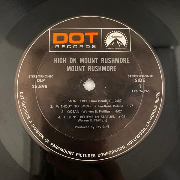 Used Vinyl Mount Rushmore – High On Mount Rushmore LP USED VG++/VG J110422-08