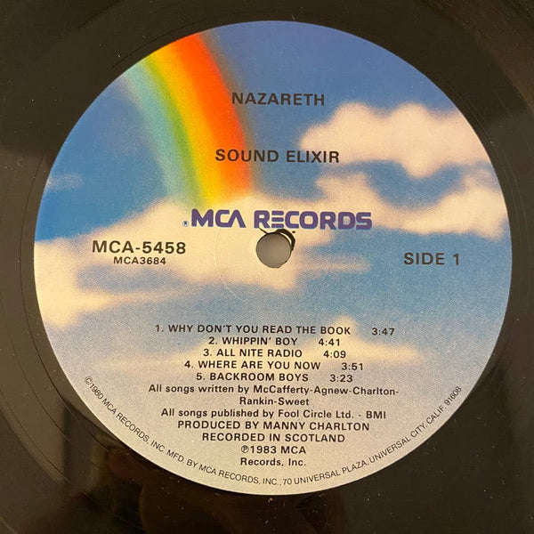 Used Vinyl Nazareth – Sound Elixir LP USED NM/VG+ J020223-05
