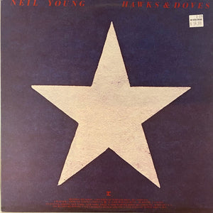 Used Vinyl Neil Young – Hawks & Doves LP USED VG+/VG+ J030323-01