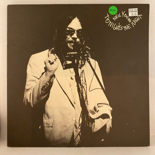 Used Vinyl Neil Young – Tonight's The Night LP USED NM/VG++ Japanese Pressing J070524-13