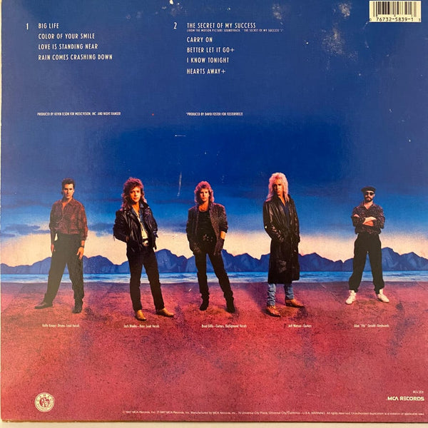 Used Vinyl Night Ranger – Big Life LP USED VG+/VG+ J020623-07