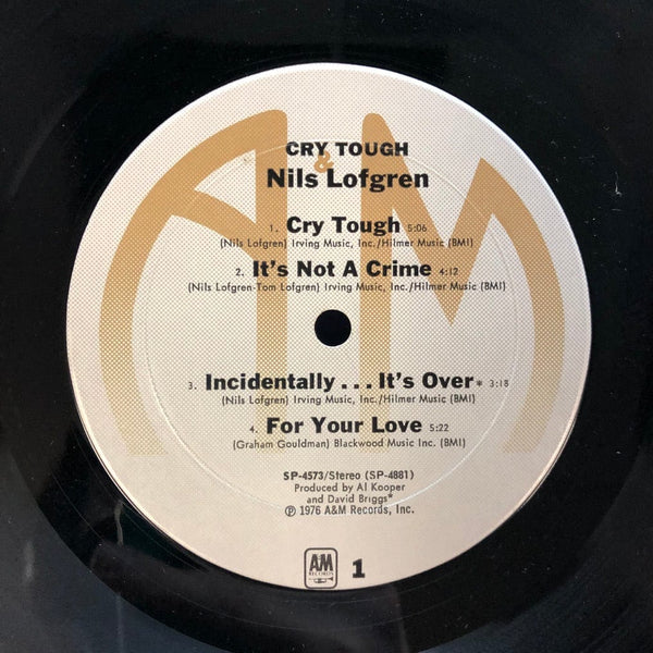 Used Vinyl Nils Lofgren - Cry Tough LP VG+/VG USED 020722-038