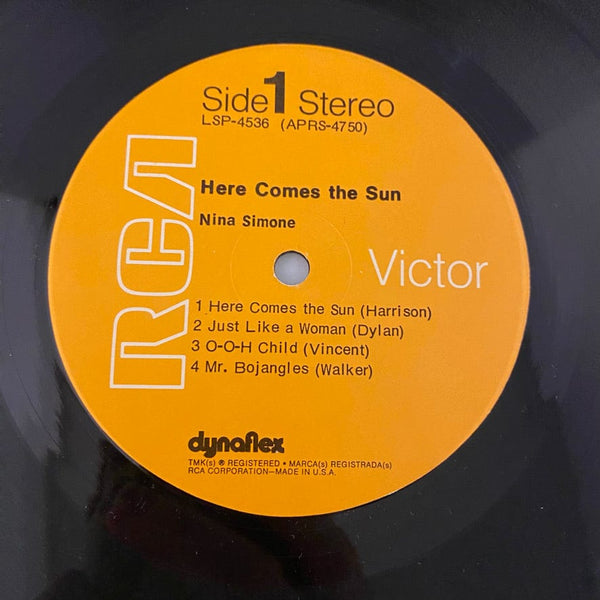 Used Vinyl Nina Simone – Here Comes The Sun LP USED VG/VG+ 1971 Pressing J050924-05