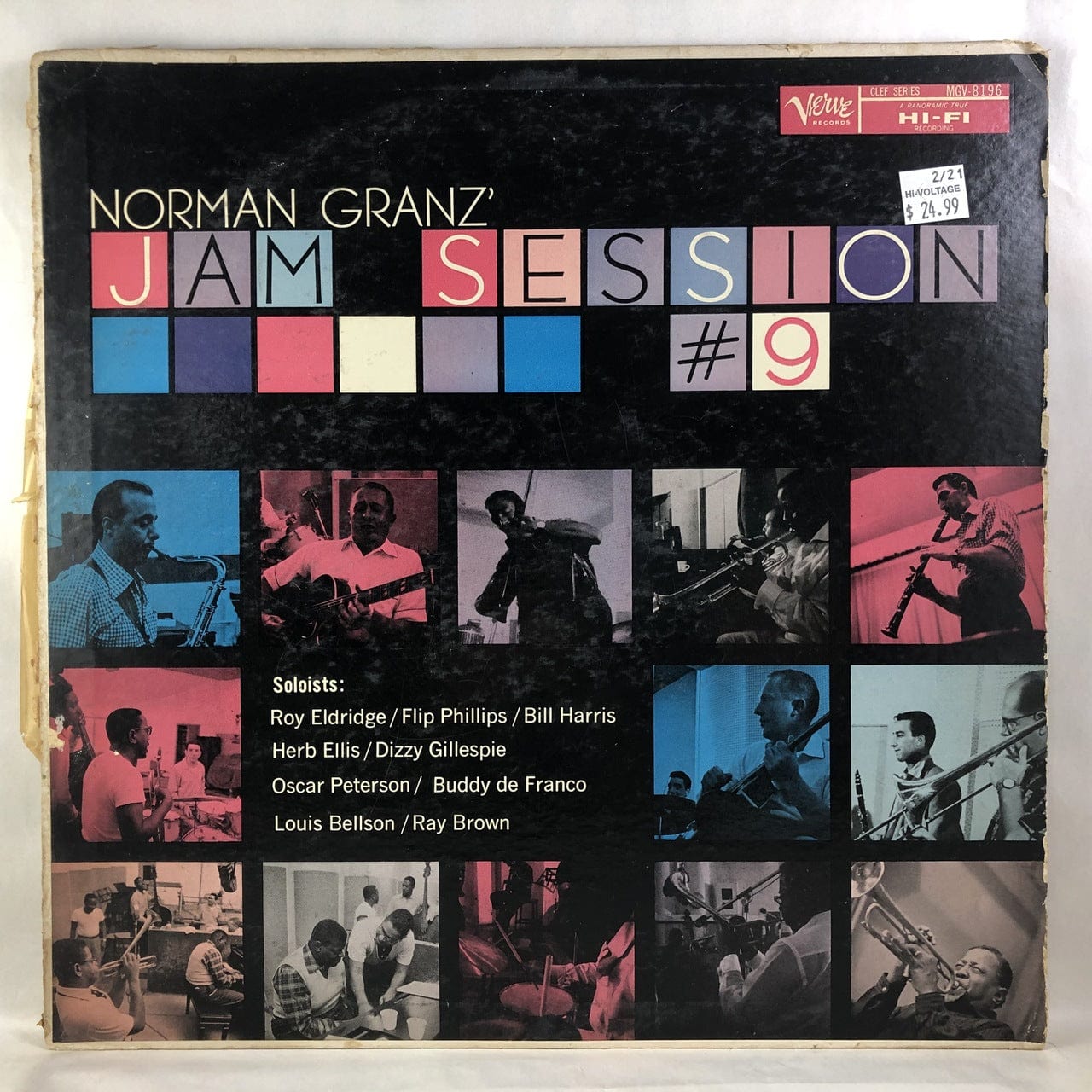 Norman Granz - Jam Session #9 LP NM-F USED – Hi-Voltage Records, image size:1280x1280