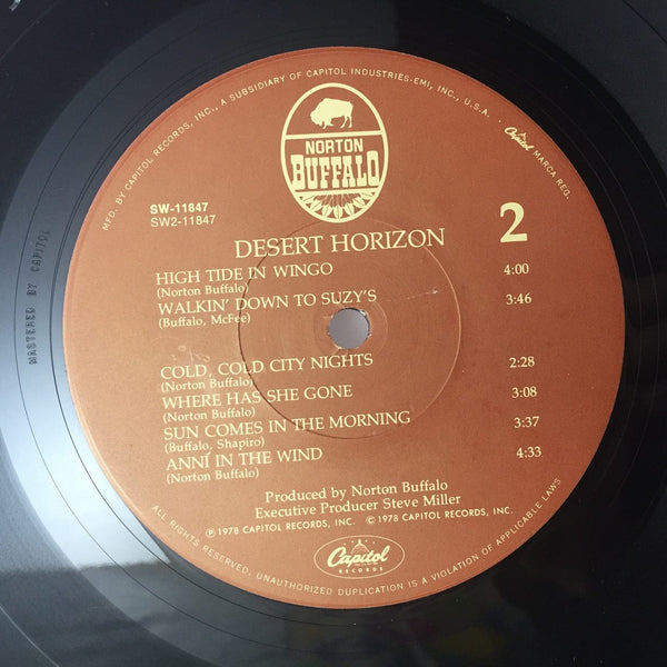 Used Vinyl Norton Buffalo - Desert Horizon LP VG++-NM USED 8482