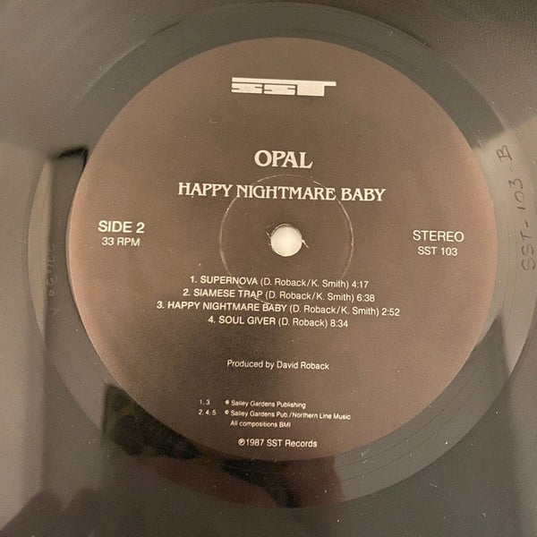 Used Vinyl Opal – Happy Nightmare Baby LP USED VG++/VG++ Pre Mazzy Star J113023-08