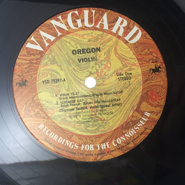 Used Vinyl Oregon - Violin LP VG+-VG++ USED 8565