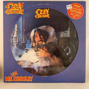 Used Vinyl Ozzy Osbourne – Live Mr. Crowley LP USED VG/VG+ Picture Disc J062924-17
