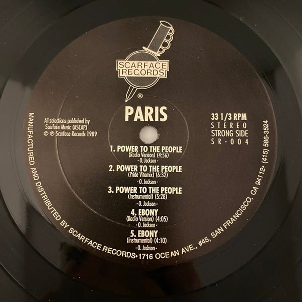 Used Vinyl Paris – Scarface Groove 12" USED NM/VG++ J101323-13