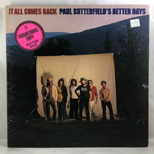 Used Vinyl Paul Butterfield's Better Days - It All Comes Back LP WLP Promo NM-VG++ USED 12055