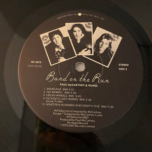 Used Vinyl Paul McCartney & Wings – Band On The Run LP USED VG+/VG 1976 Pressing J081824-06