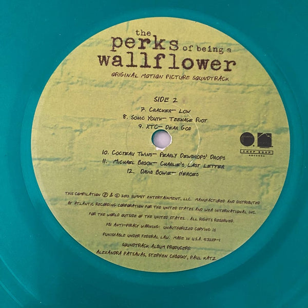 Used Vinyl Perks Of Being A Wallflower LP USED VG++/VG+ Green Vinyl J082324-05