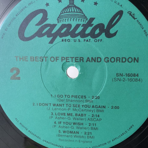 Used Vinyl Peter and Gordon - The Best Of LP VG++-VG USED 11768