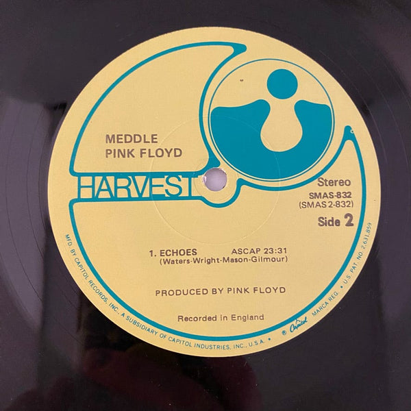 Used Vinyl Pink Floyd – Meddle LP USED VG++/VG 1971 Pressing J033124-13