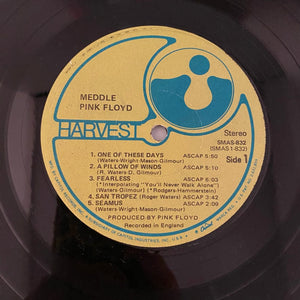 Used Vinyl Pink Floyd – Meddle LP USED VG+/VG+ 1971 Pressing J092924-04