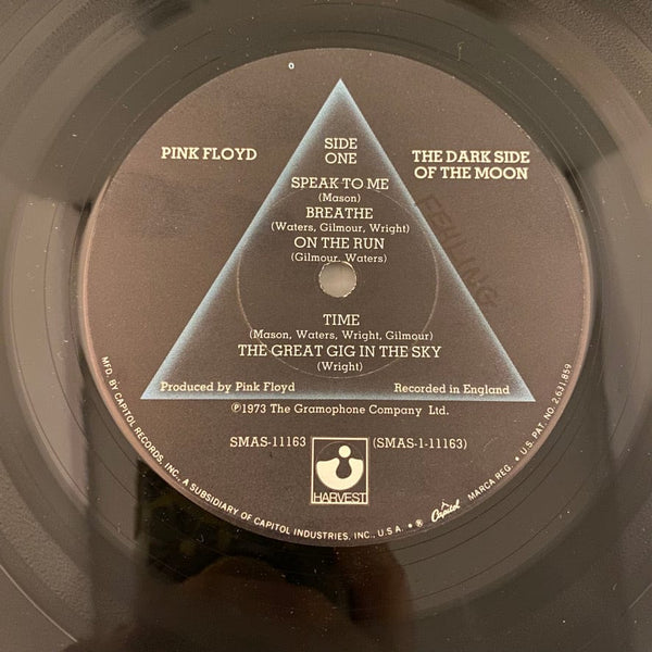 Used Vinyl Pink Floyd – The Dark Side Of The Moon LP USED VG++/VG 1973 Pressing w/ Posters J070124-13