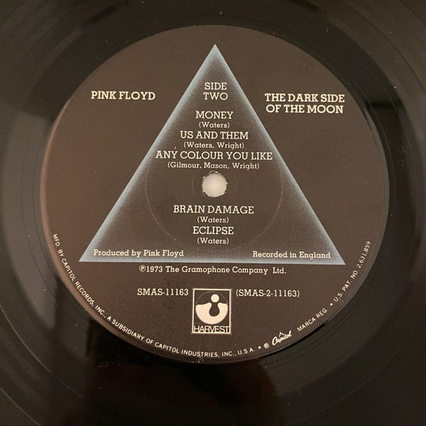 Used Vinyl Pink Floyd – The Dark Side Of The Moon LP USED VG++/VG 1973 Pressing w/ Posters J070124-13
