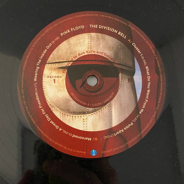 Used Vinyl Pink Floyd – The Division Bell Deluxe Edition 3LP Box Set USED VG+/G+ w/ CD Blu-Ray 2x7" J021524-01