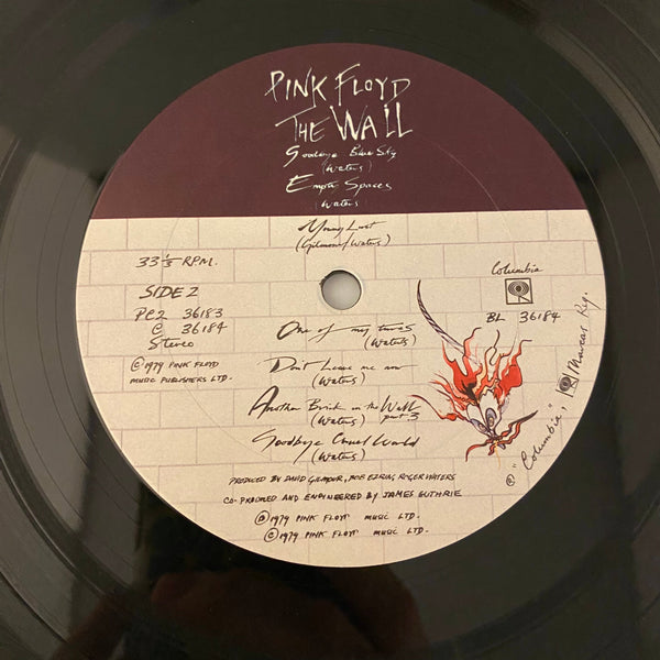 Used Vinyl Pink Floyd – The Wall 2LP USED NM/VG+ 1979 Pressing J120723-05