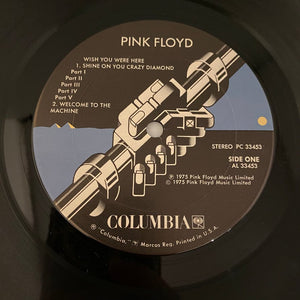 Used Vinyl Pink Floyd – Wish You Were Here LP USED NM/VG 1975 Pressing J092924-03